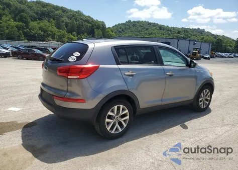 2016 Kia Sportage Lx from USA, damaged, VIN KNDPBCAC6G7822502